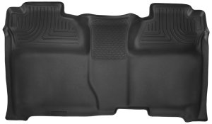 Chevrolet Silverado Floor Mats - Rear - Husky Liners - X-act Contour - Black - `14-`15